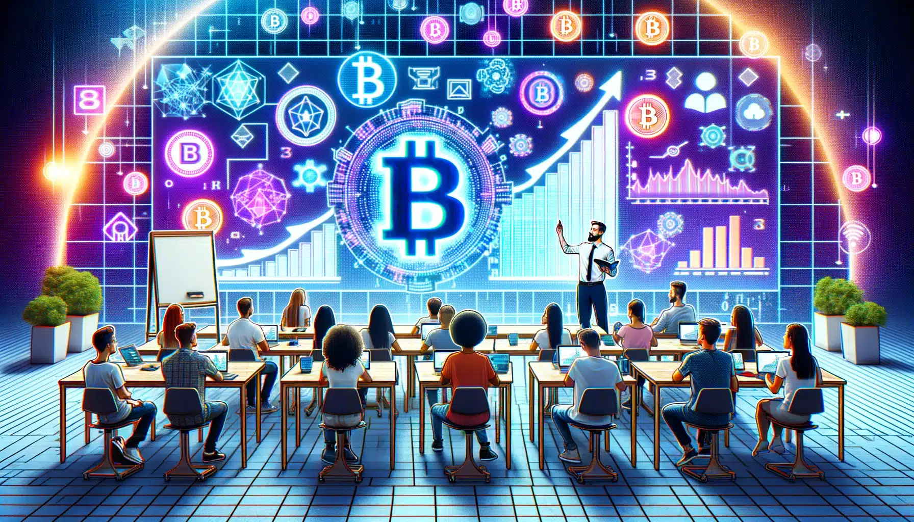 Programy edukacyjne z zakresu blockchain zyskują na popularności w okresie hossy na rynku kryptowalut