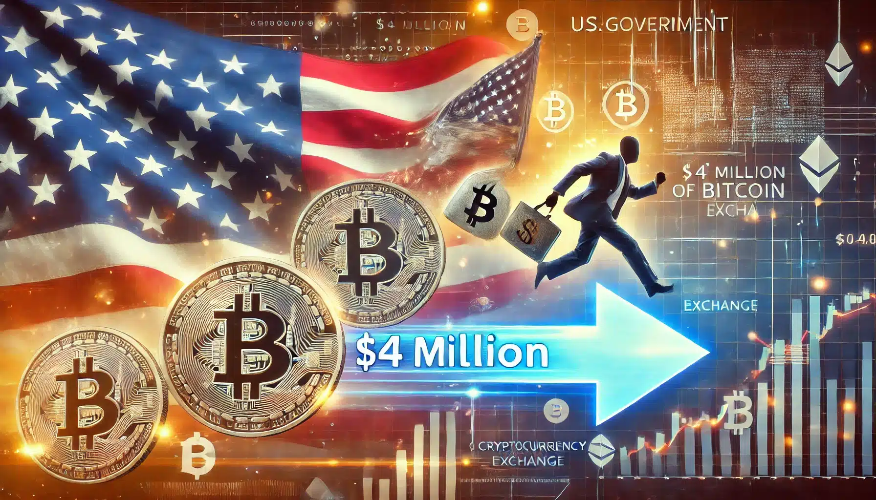 Raport Arkham pokazuje, że rząd USA przenosi Bitcoin o wartości 4 milionów dolarów na giełdę kryptowalut