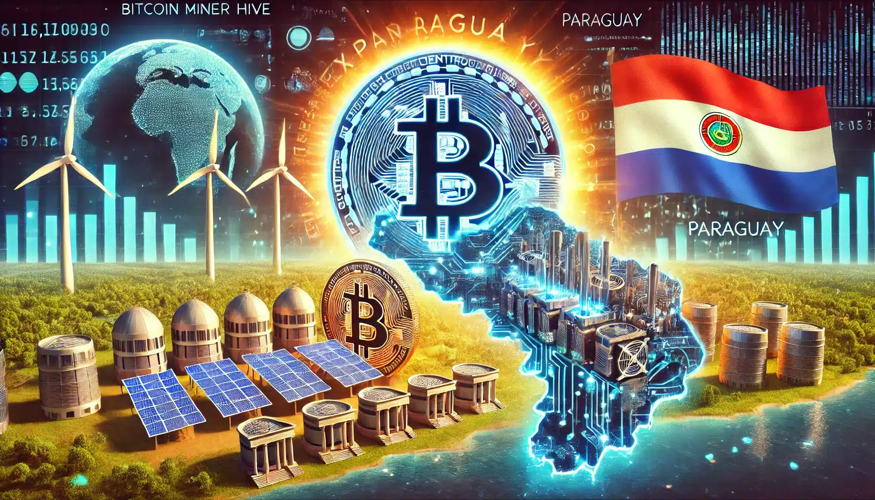 Bitcoin Miner Hive Digital rozszerza się do Paragwaju, aby wykorzystać tanią energię