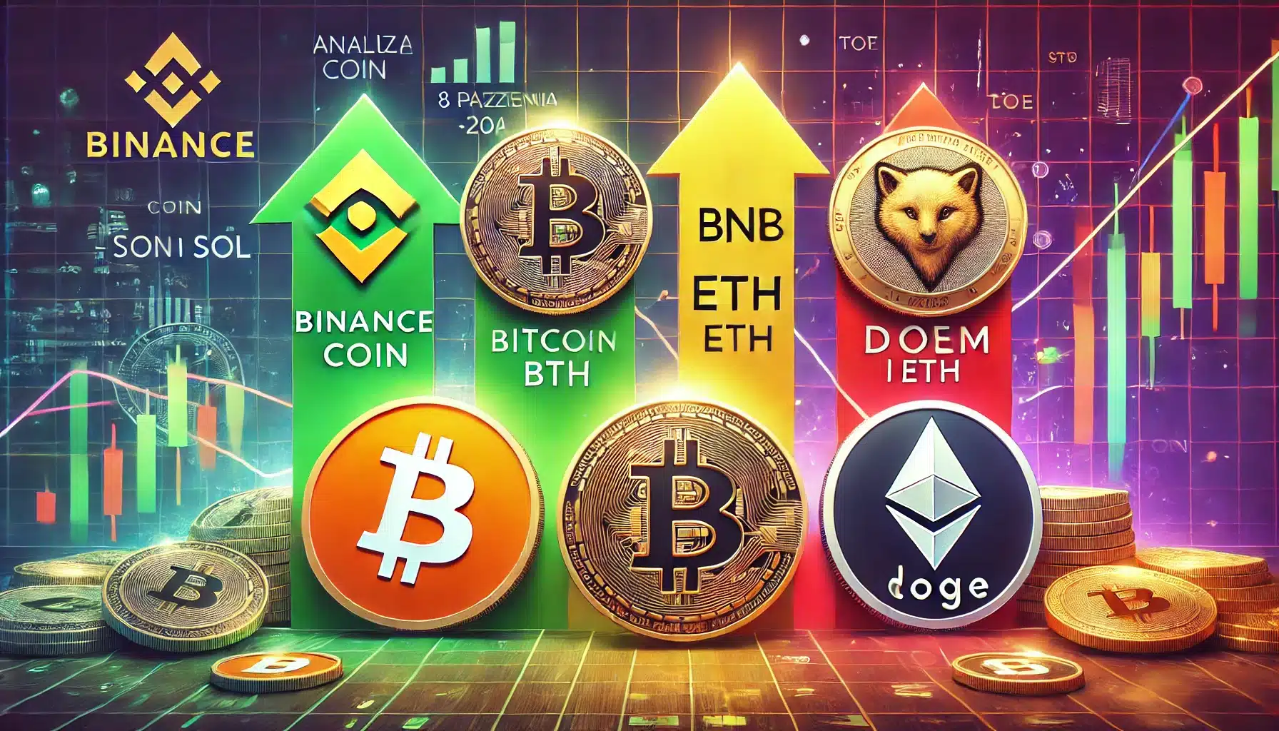 Analiza Cen 8 października 2024 – BTC, BNB, ETH, DOGE, TON i SOL