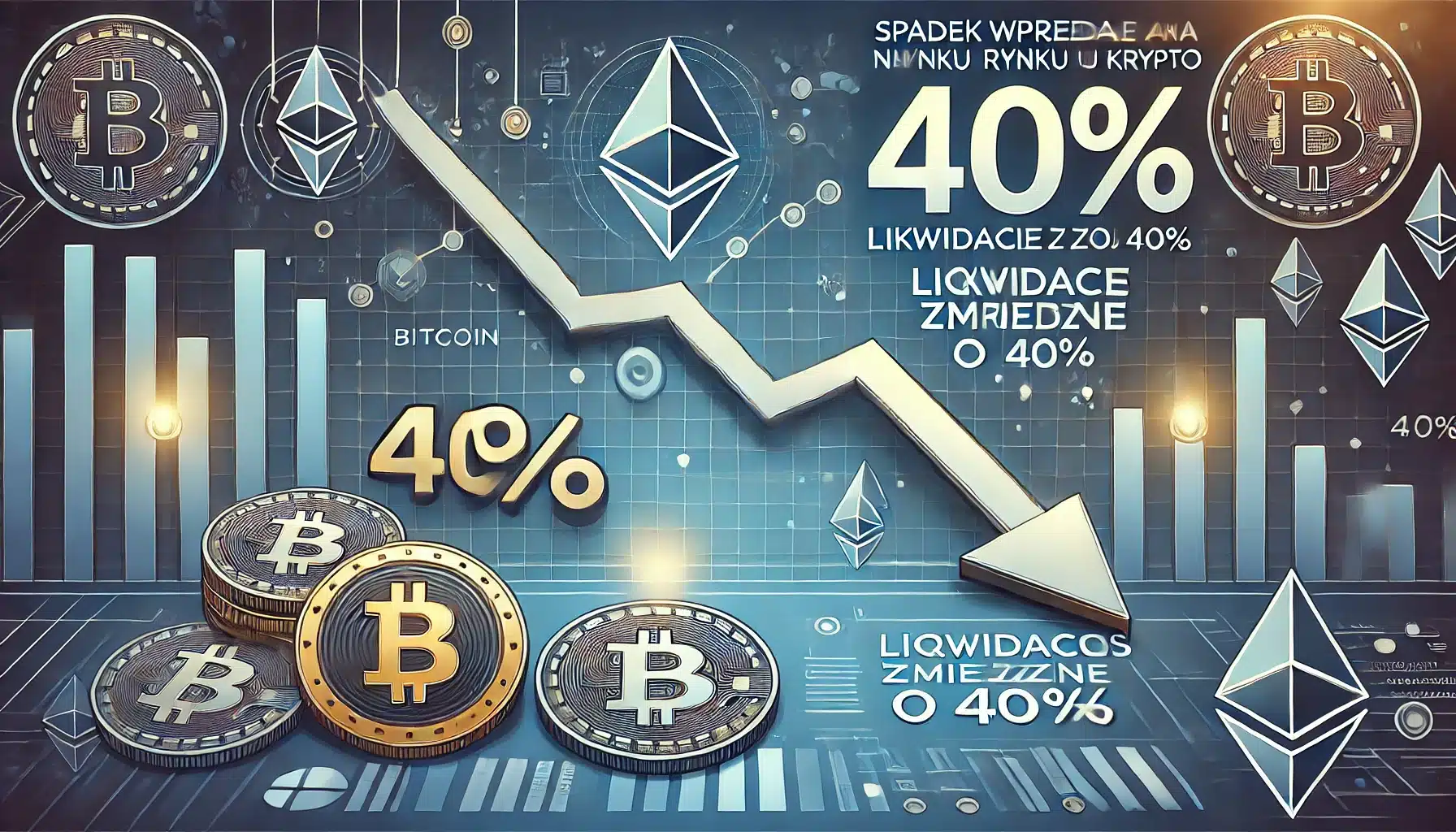 Spadek Wyprzedaży na Rynku Krypto, Likwidacje Zmniejszone o 40%