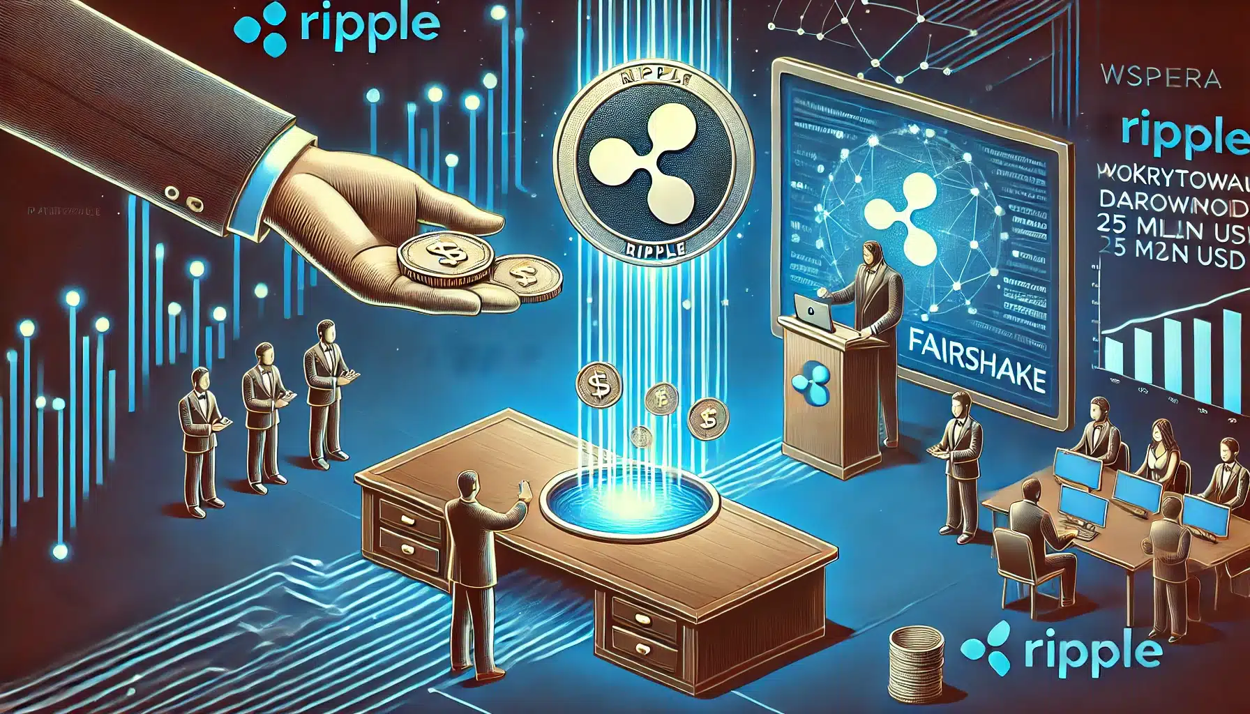 Ripple wspiera prokryptowalutową działalność darowizną 25 mln USD dla Fairshake