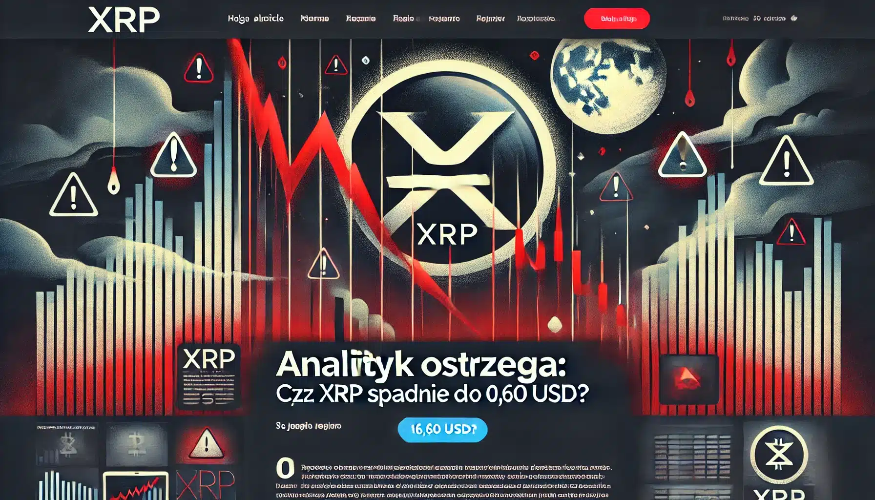 Analityk Ostrzega: Czy XRP Spadnie do 0,60 USD?