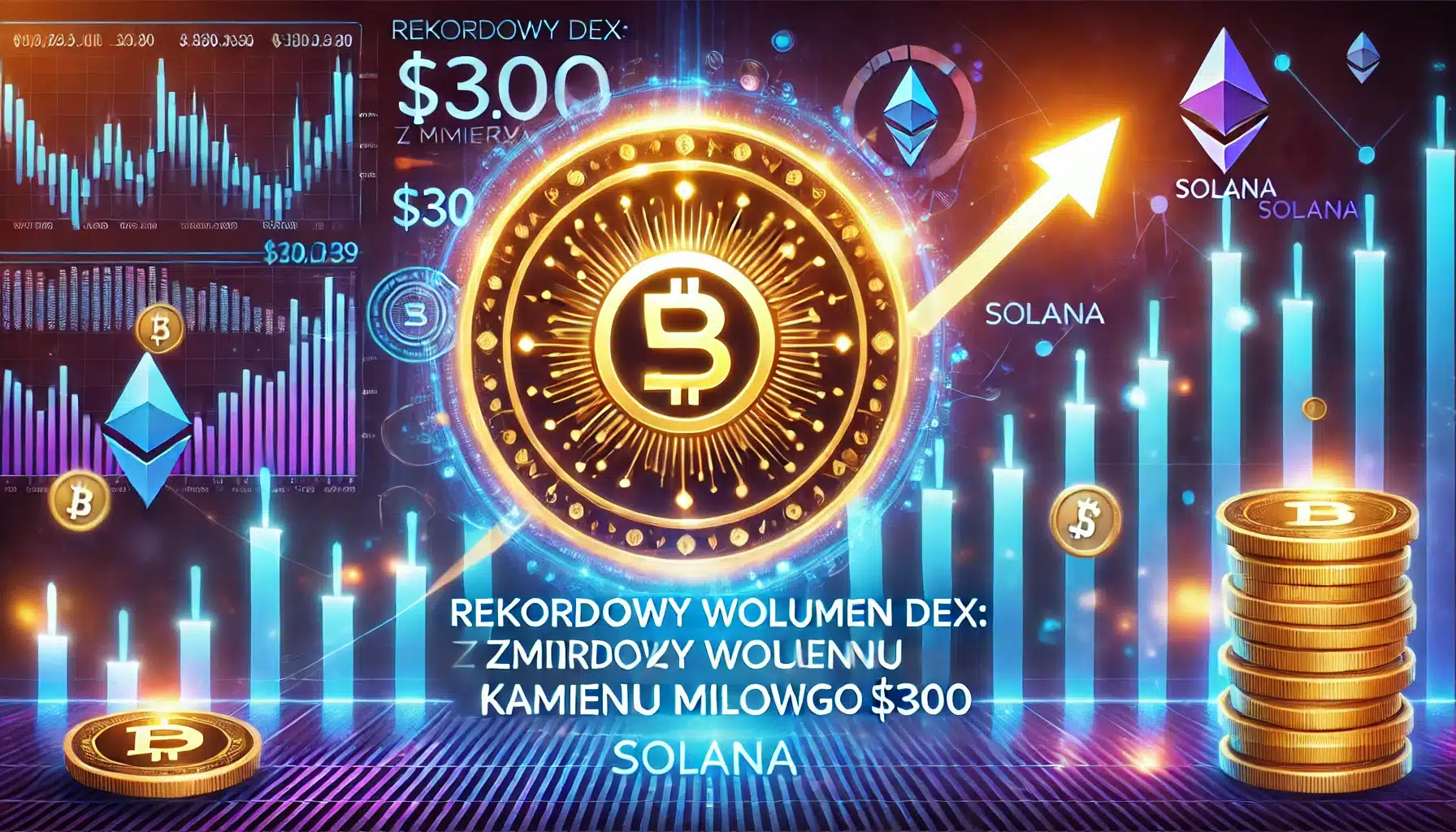 Rekordowy Wolumen DEX: Solana Zmierza w Kierunku Kamienia Milowego $300